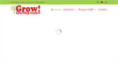Desktop Screenshot of growlearningcentre.com
